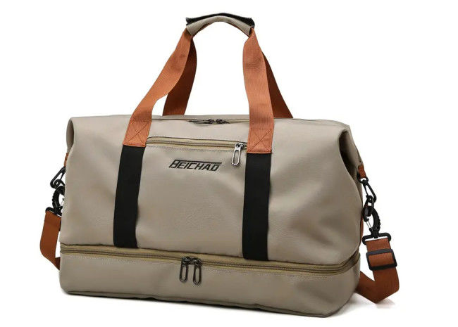 Custom Men Women Sport Gym Light Weight Foldable Waterproof Weekender Travel Duffle Bag